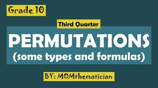 GRADE 10 | SOME TYPES OF PERMUTATIONS | SOLVED EXERCISES