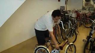 Demostration of 16" Japan Used Folding Bicycle