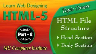 HTML file Structure, Complete tutorial - 02 | html को file कसरी बनाउने |