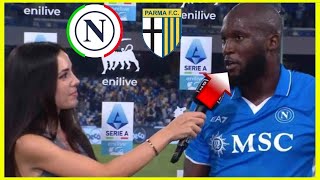 😎 INCREDIBILE! GUARDA COSA HA DETTO LUKAKU DOPO AVER SEGNATO UN GOL PER IL NAPOLI!