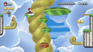 NSMBU - Sparkling Waters-Secret - Skyward Stalk 100% Guide & Stage-By-Stage Speed Runs