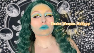 Snake Woman Makeup Tutorial