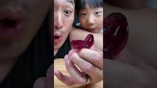 More popping grape jellies! This one was cool#shortsfeed #shortsyoutube