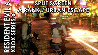 Resident Evil 6: Mercenaries | "A" Rank | Urban Chaos (Xbox Series X / Split Screen)