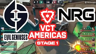 NRG vs EG - Complete Match - VCT Americas Stage 1 - W8D1