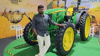 John Deere big tractors Telugu 90hp with optional tyers#driving#johndeere #tractor @driving-and-farming-vlogs