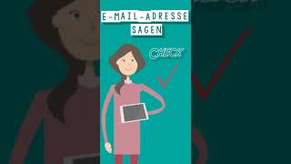 E-Mail-Adresse sagen #Shorts