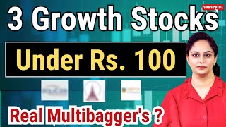 Best 3 Stocks Under Rs. 100 For Portfolio🔥 | Best Stocks | Diversify Investment