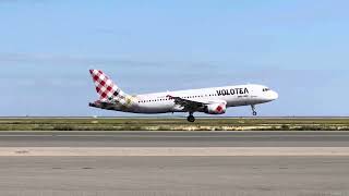 A320 landing in Nice operated by Volotea