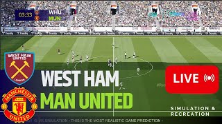 🔴 LIVE: West Ham vs Manchester United | Premier League 2024/25 | EPL Full Match Streaming