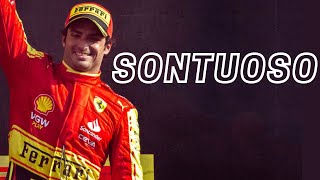 Sainz sontuoso sul podio di Monza