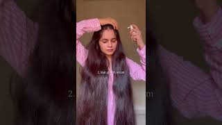 Haircare Routine for Lazy Girls 😴🌸 #hair #haircare #shorts