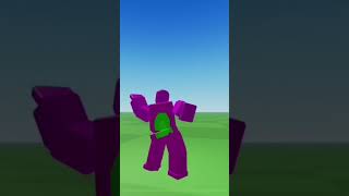 Roblox Barney is a dinosaur #shorts #roblox #abcxyz #memes