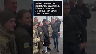 Jean Claude Van Damme recently met with Ukrainian fighters