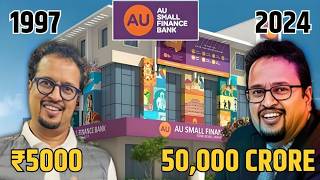 5000 उधार से खड़ा किया 50000 करोड़ का Bank | AU small finance bank case study | gyanofobia