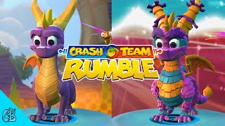 Crash Team Rumble - All Spyro Skins and Emotes