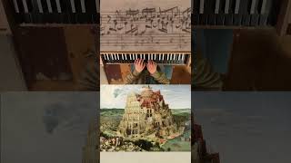 Bach’s manuscrpts: the well tempered clavier I, Fugue in a minor #clavichord #bach #classicalmusic