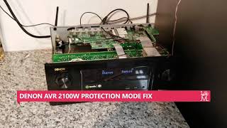 DENON AVR-2100 Protection Mode Power Cycle Fix