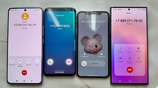 Incoming Call IPhone X + Samsung Galaxy S24 Ultra + Samsung Galaxy S8 + Redmi Not 13 PRO