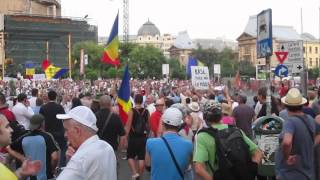 Basescu suspendat Bucureşti Piaţa Universităţii proteste paşnice 06.07.2012