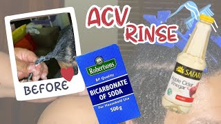 ACV RINSE | Detox natural hair | Restore dry hair