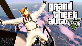 GTA 5 Online Funny Moments - Amazing Human Launch!