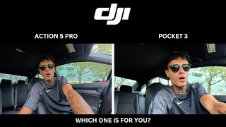 DJI ACTION 5 PRO VS POCKET 3 FOR VLOGGING