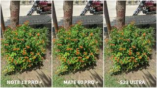 Xiaomi Redmi Note 13 Pro Plus Vs Huawei Mate 60 Pro Plus Vs Samsung Galaxy S23 Ultra Camera Test