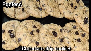 Chocolate chip cookies #Eggless #Best ever cookies #Biscuits #Kids special #Chocolatecookies #shorts