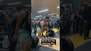 Whole Gym Came To Watch  My Dead Lift- Crazy  Reactions 🔥 #youtubeshorts #fitness #shorts #wwe