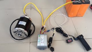 Bộ mô tơ chế xe 24V500W giá chỉ 1,5 triệu. Lh 0981310840