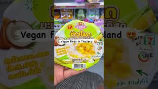 Vegan food in 7-eleven & supermarkets in Thailand vegetarian festival. #shorts