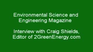 Talking Clean Energy in Environmental Science and Engineering Magazine