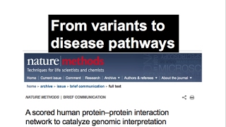 Using PPI networks to catalyze genomic variant interpretation - Taibo Li