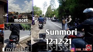 Sunmori akhir tahun 2021 saat Pengalangan dana untuk Semeru.