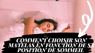 Comment Choisir son Matelas en Fonction de sa Position de Sommeil