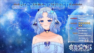 Mommy milky wants to make a breast sandwich out of you