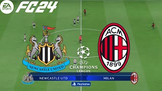 FC 24 - Newcastle United Vs. AC Milan - UEFA Champions League 23/24