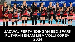 JADWAL PERTANDINGAN MEGAWATI [ RED SPARK] & top skor sementara VOLLEYBALL PUTARAN 6 #volleyball