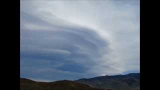 Amazing Lenticular Wedge Clouds, HD Time-Lapse Motion in Reno,NV