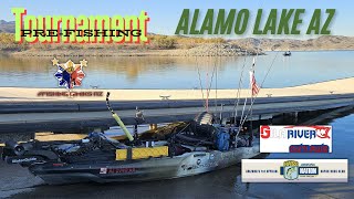 Tournament Pre-fishing - Alamo Lake AZ #kayakbassfishing #bassfishing #fishing