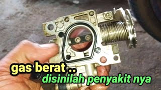 penyebab motor injeksi yang metic gas nya berat gak mau mau balik