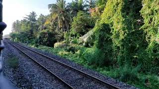 03741 Kulem Vasco DEMU awaits at Cansaulim | 07342 Vasco Kulem DEMU | South Western Railway