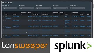 Splunk App for Lansweeper Demo Tutorial