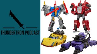 Thundertron Podcast: Transformers Studio Series (Swoop, Sideswipe, Shockwave, Sunstreaker) Revealed