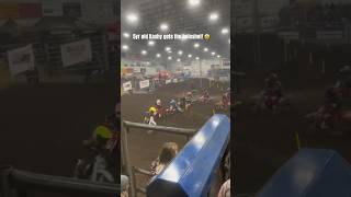 little Kashy wins motocross race holeshot in 50cc age class