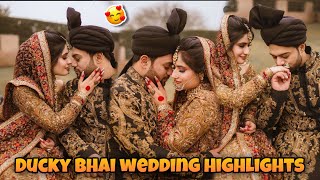 OMG 🥺 Ducky Bhai Wedding Highlights 😍 | Ducky Bhai Wedding Entry Full Video | Aroob Jatio Wedding