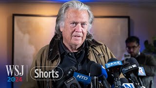 Steve Bannon Released From Prison: ‘I Am Far From Broken’ | WSJ News