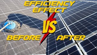 Secret Solar Panel Cleaning Hacks Live Demo of efficiency