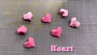 How To Make Heart With Paper | Origami Paper Hearts